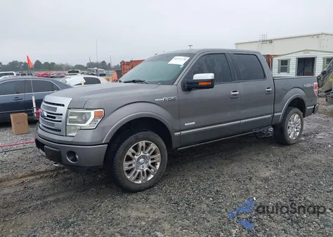 2013 Ford F-150 Platinum z USA, uszkodzony, nr VIN 1FTFW1ETXDFB72850